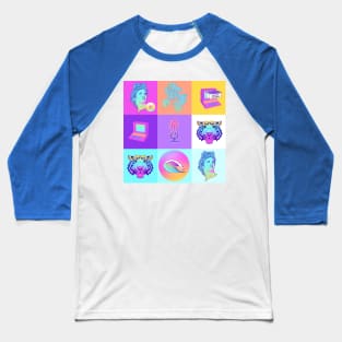 Vaporwave Starter Pack Baseball T-Shirt